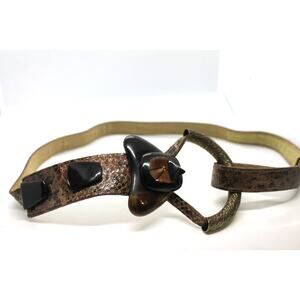 Anthony Alexander Vintage Brown Leather Belt One Size